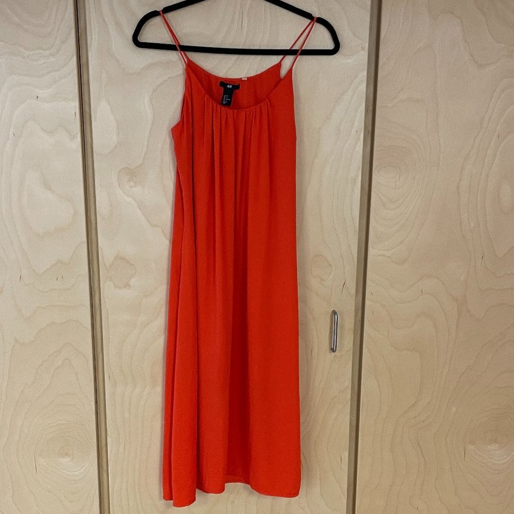 H&M red/orange dress